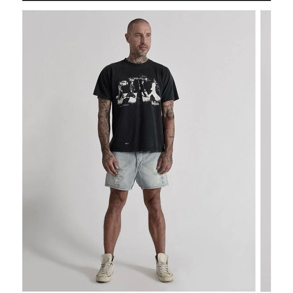 🌊 One Teaspoon Revolve London Mr Blonde Jean Shorts Size 28